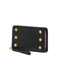 Bryant Wallet Black/brushed Gold Red Zip