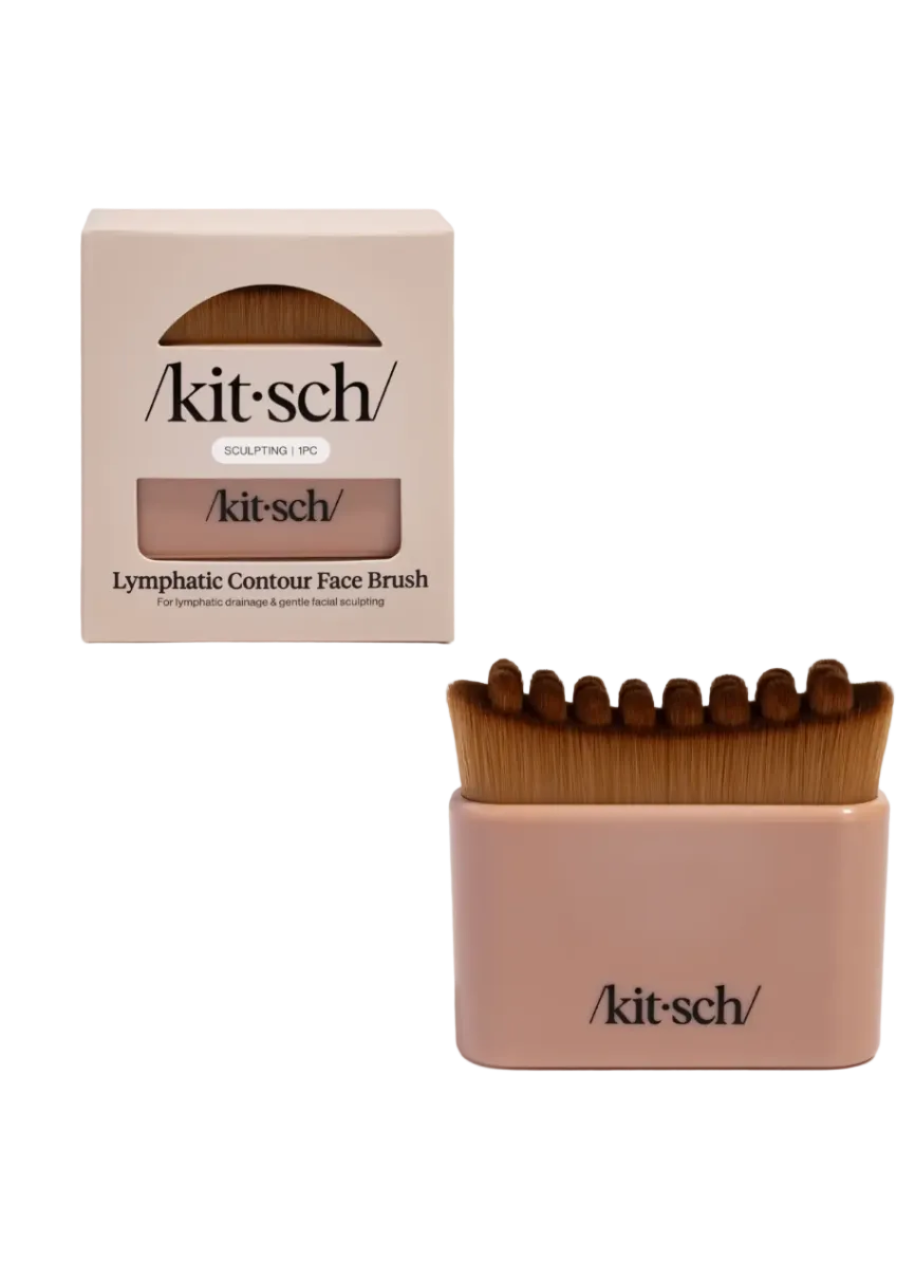 Lymphatic Contour Face Brush - Terracotta
