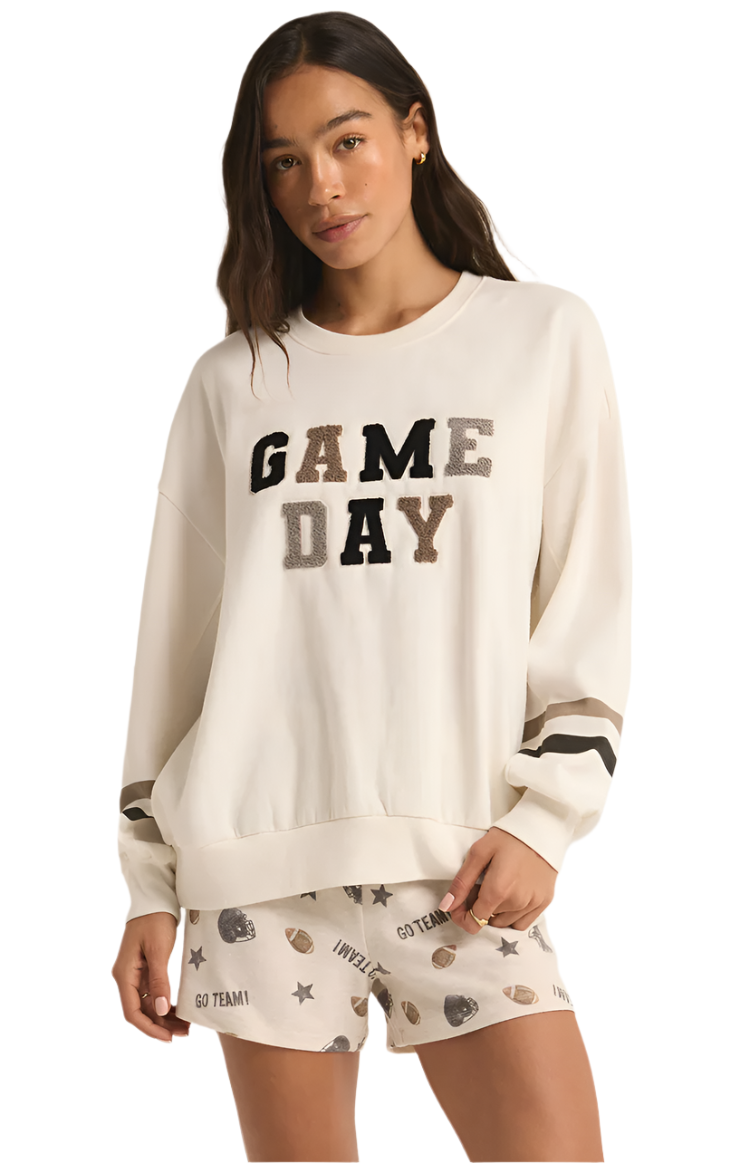 Oversized Game Day Sweatshirt