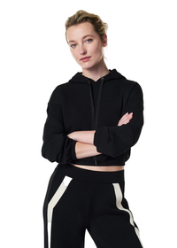 Air Essentials Cropped Cinched Hoodie