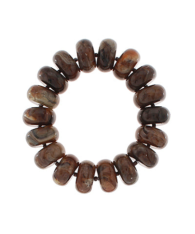 Chunky Marble Beaded Stretch Bracelets