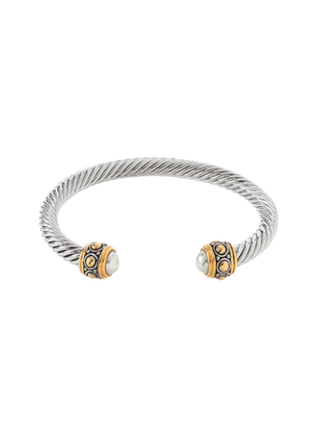 Crystal Cable Wire Bangle