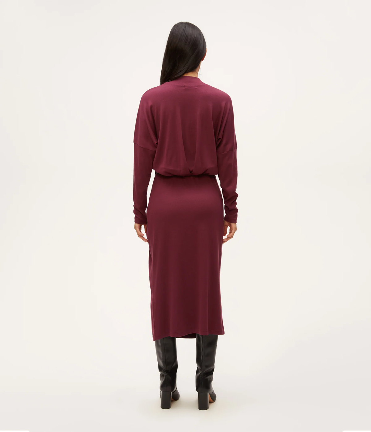 Lila Blouson Midi Dress