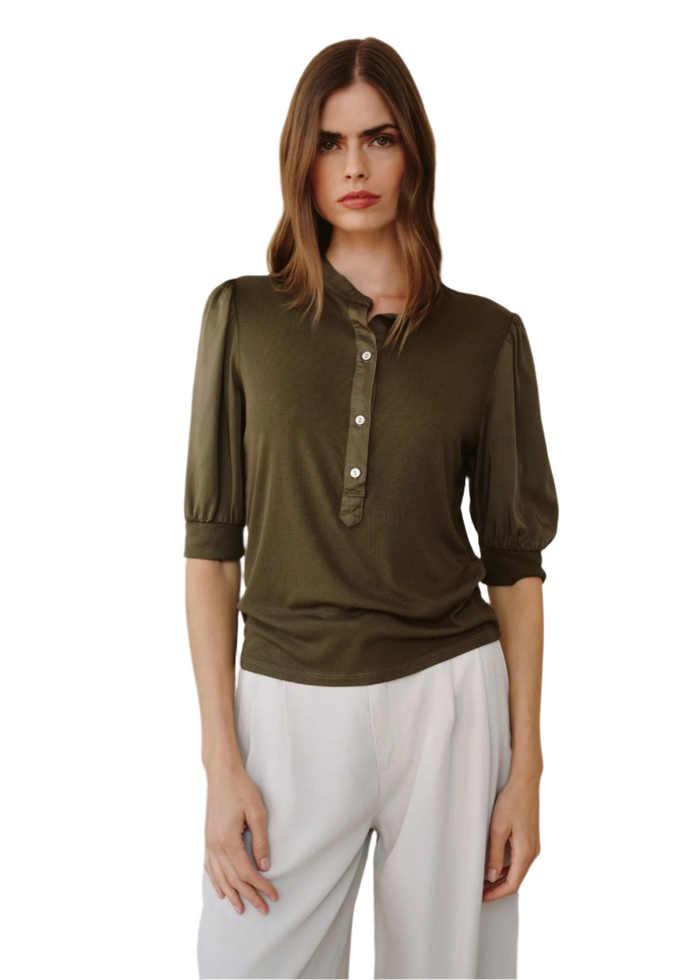 SS Placket Mixed Shirt