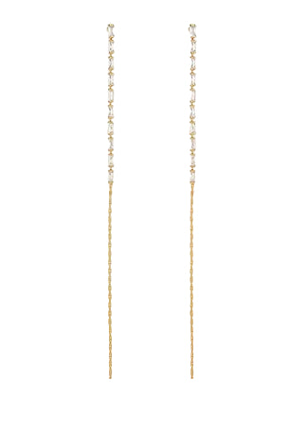 Baguette Long Earrings