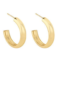 30mm Bold Stainless Steel Hoops