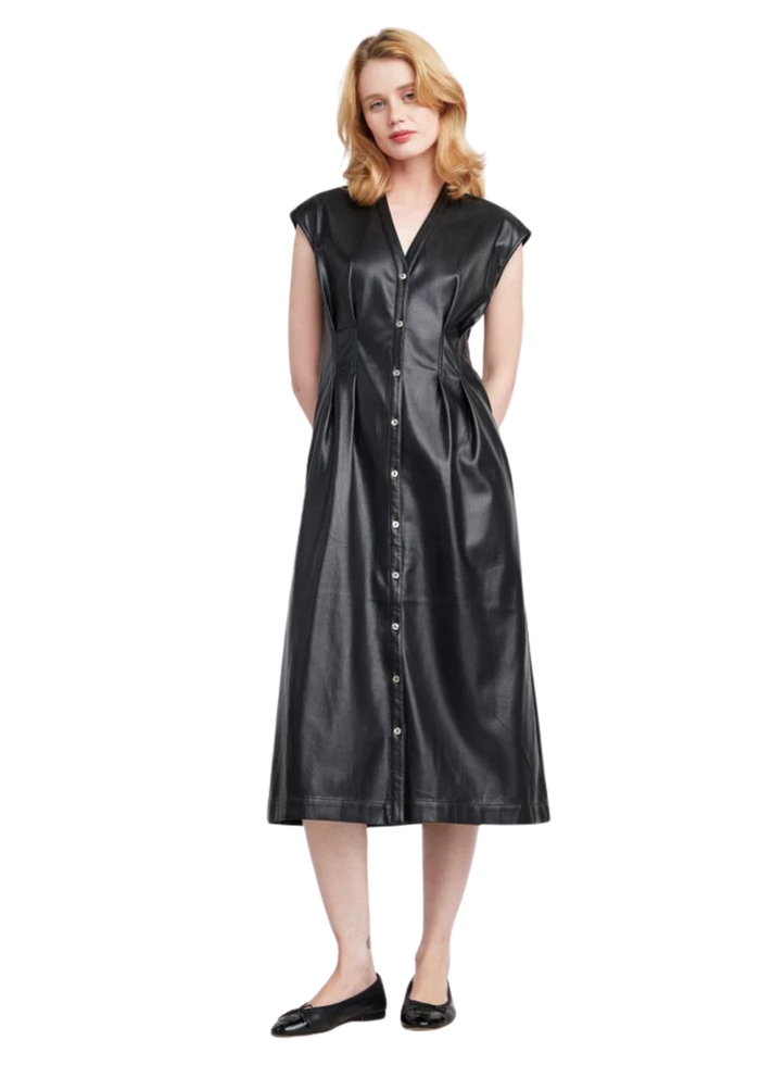 Jamila Vegan Leather Dress
