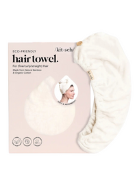 Quick Dry Hair Towel - Ivory