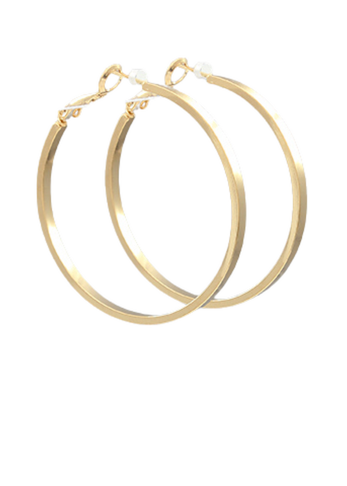 Shiny Circle Hoops