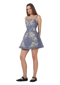 Sloane Embroidered Mini Dress