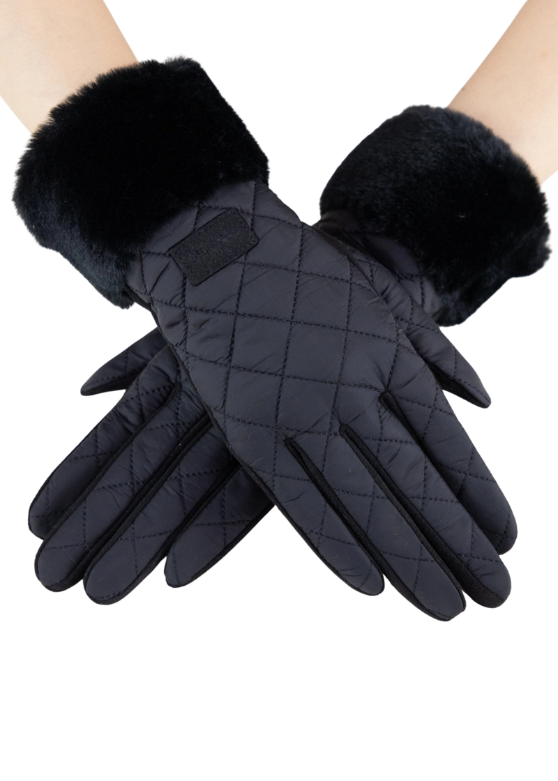 Faux Fur Cuff Gloves