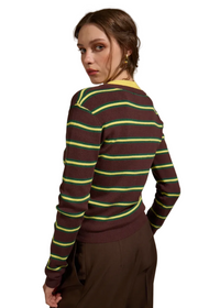 Rainbow Striped Cardigan