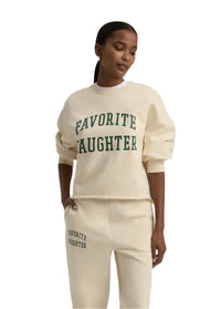 Cropped Collegiate Sweatshirt