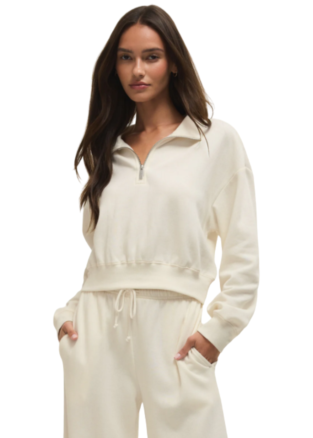 Downtown Half Zip Sweatshirt