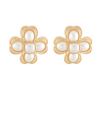 Flower Pearl Earrings