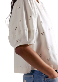 Jessie Eyelet Tee