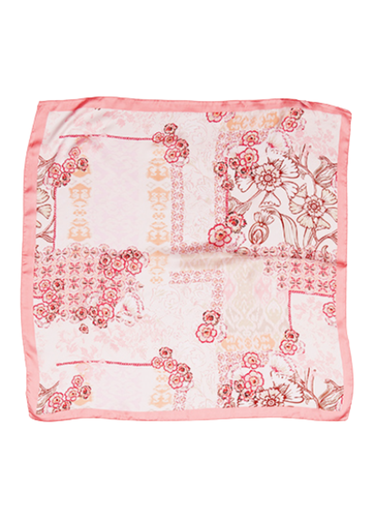 Floral Printed Silky Bandana