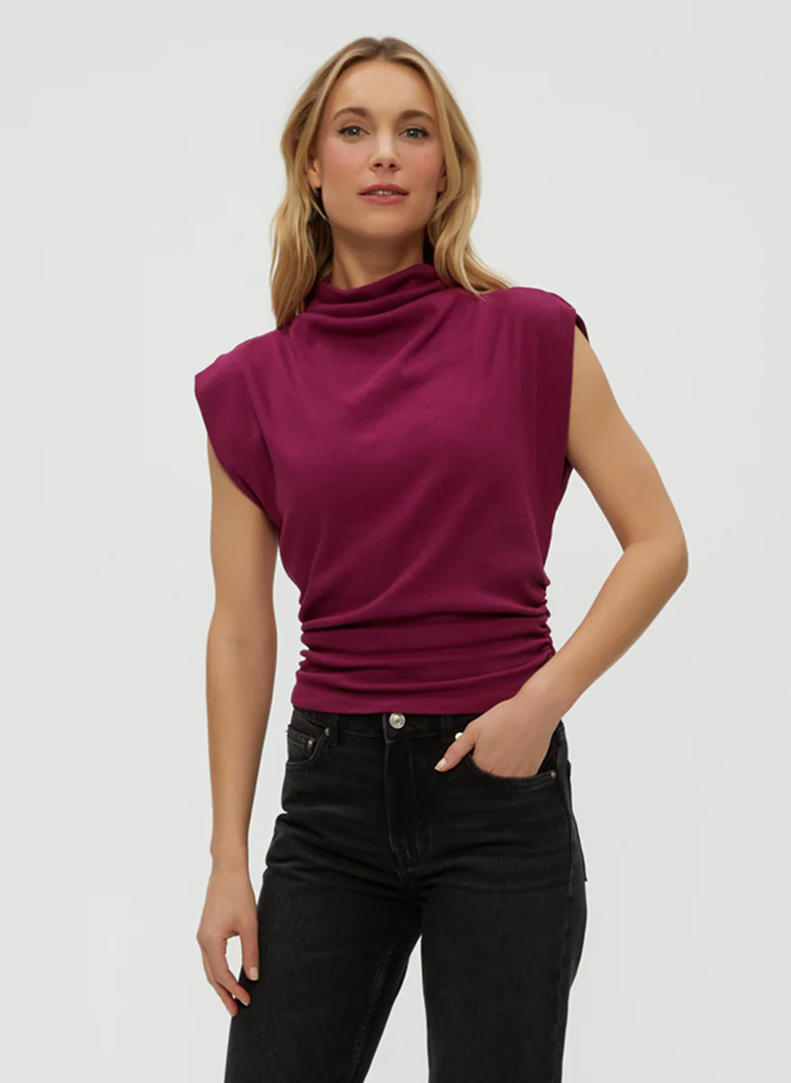 Amara Mock Neck Top