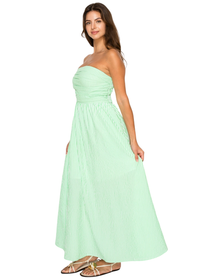 Verde Stripe Maxi Dress