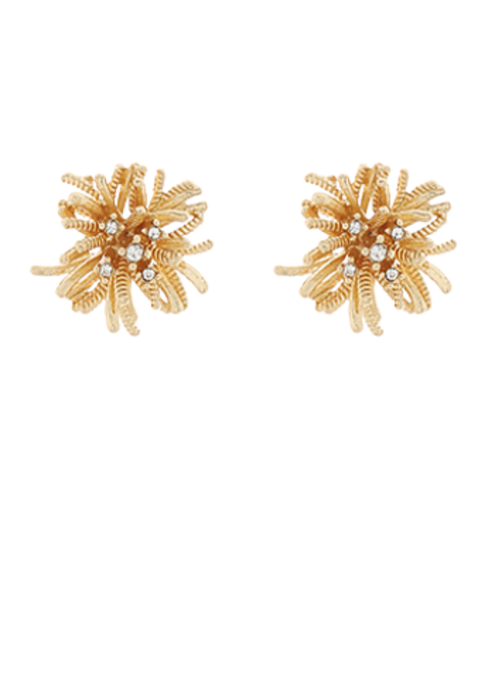 Fire Cracker Metal Earrings