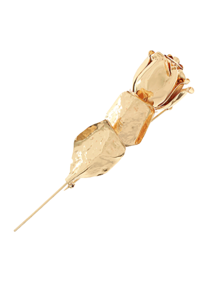 3D Rose Brooch