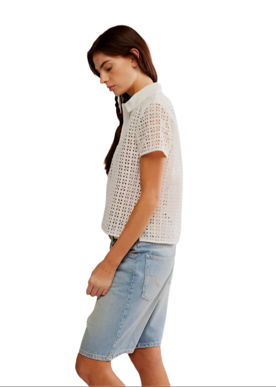 Anna Eyelet Top