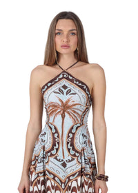Cecilia Halter Midi Dress