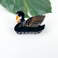 Swan Hair Clip