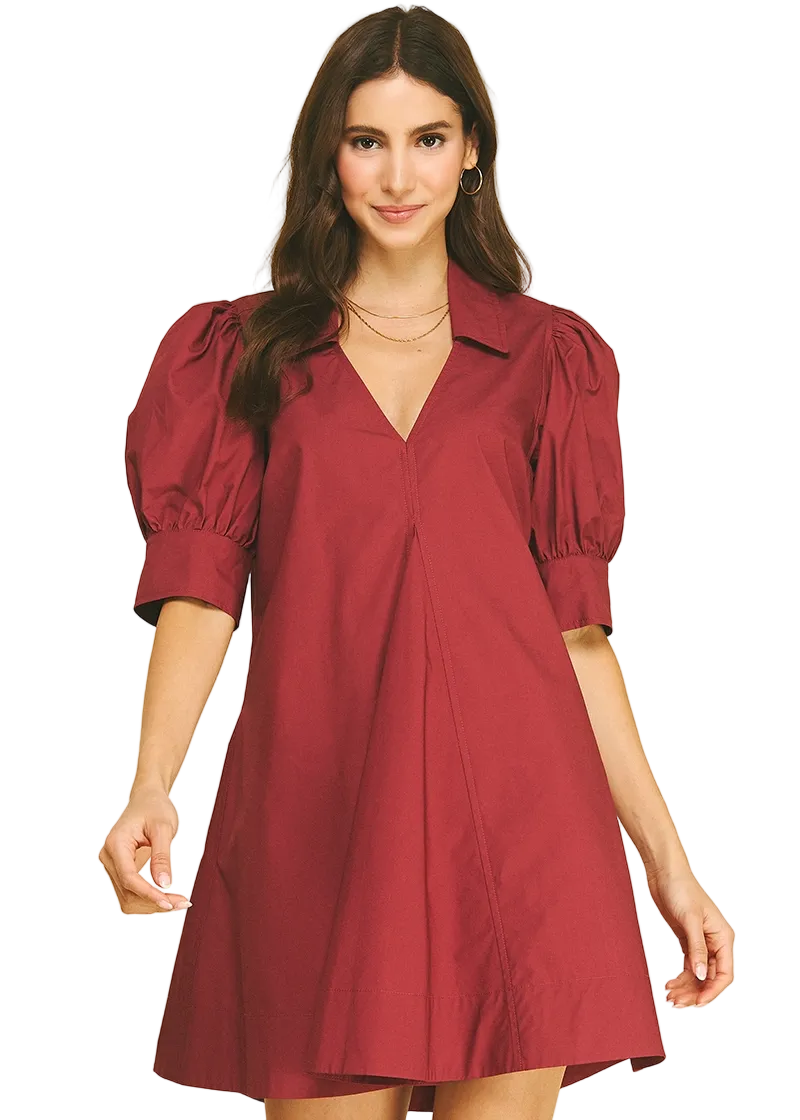 Short Sleeve Mini Dress