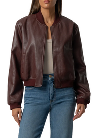 Steph-Zip Front Bomer Jacket