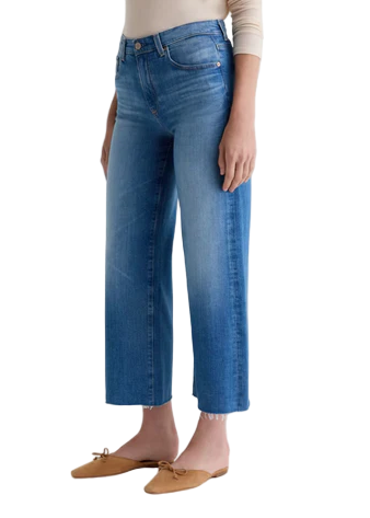 Saige Leg Wide Crop