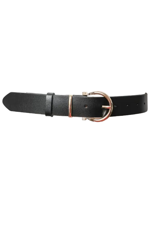 Horseshoe Gold Buckle Belt