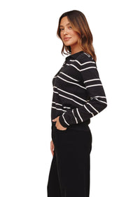 Long Sleeve Placket Pullover