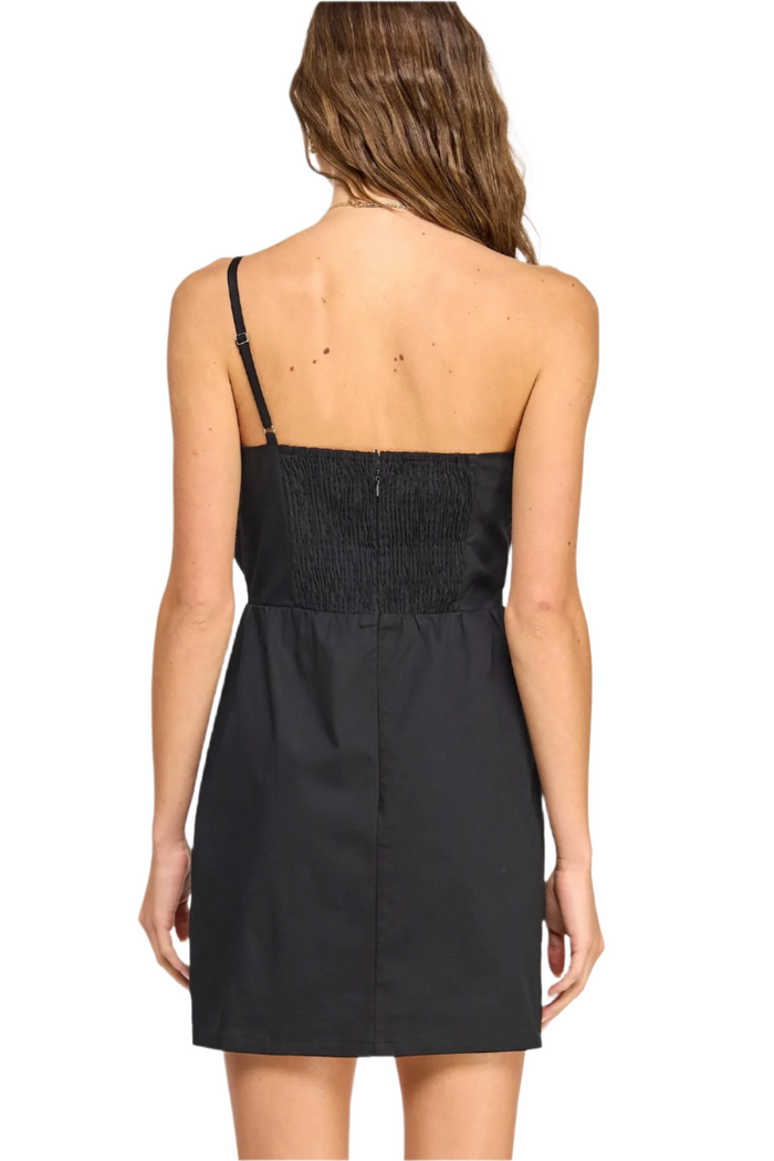 Knotted Flower Mini Dress