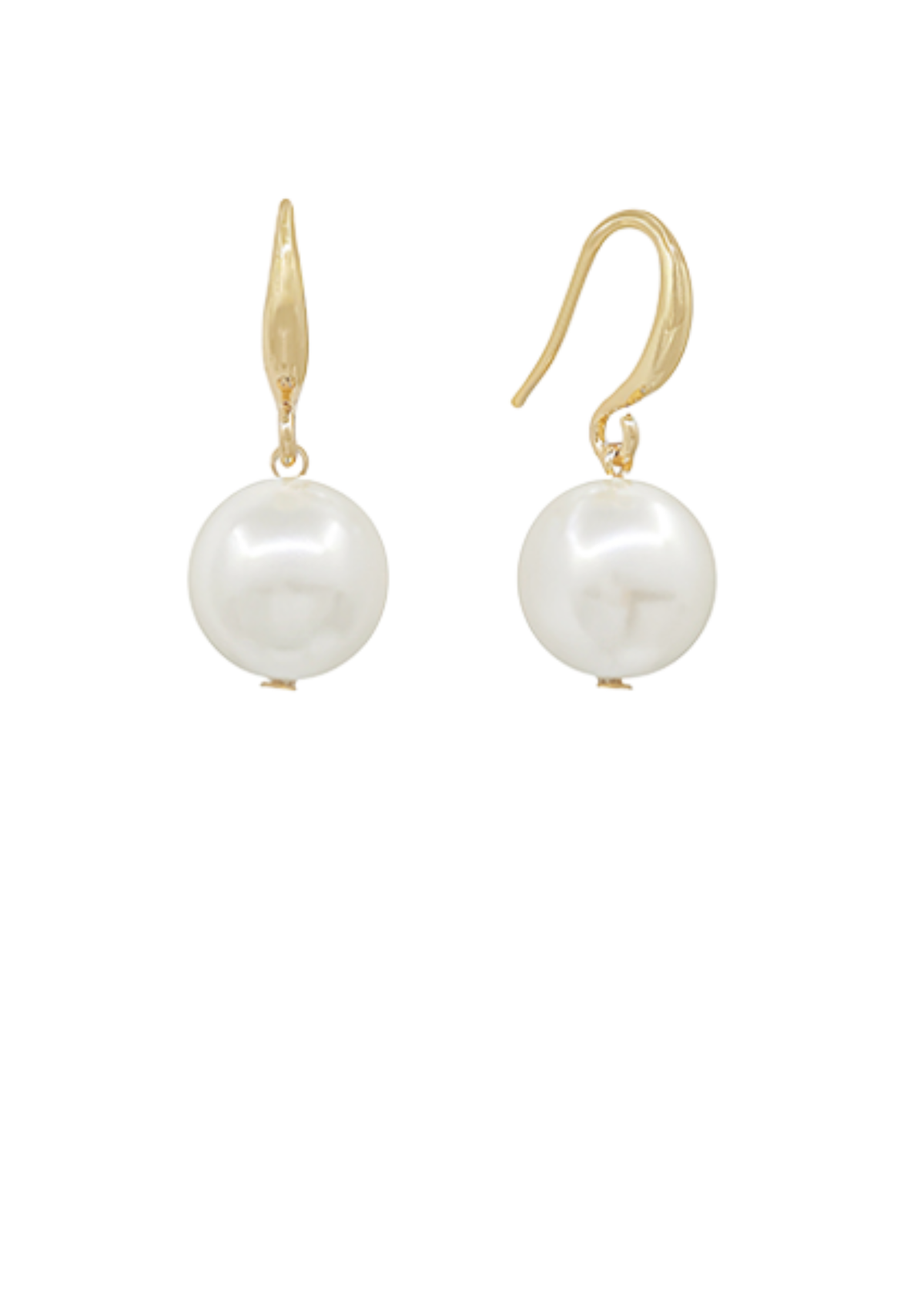 15mm Pearl Dangle Earrings