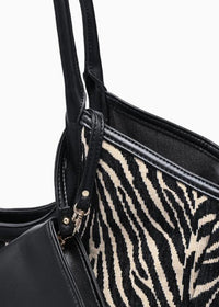 Delilah - Zebra Tote