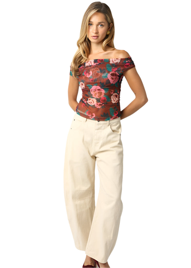 Hadley Floral Off Top