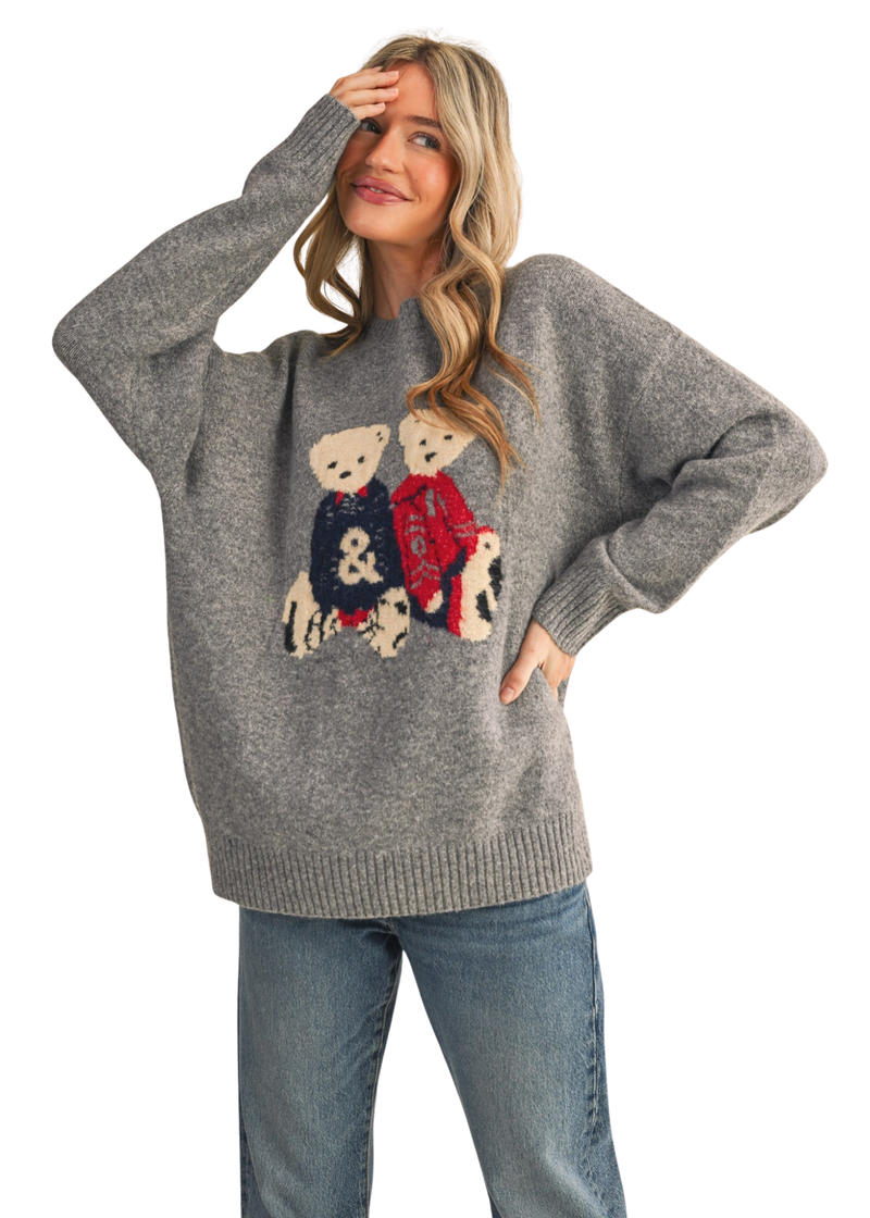 Teddy Bear Pullover Sweater