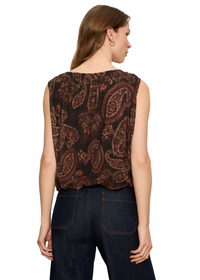 Clover Mesh Bubble Shell Top