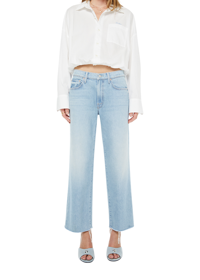 Mid Rise Rambler Zip Ankle Fray