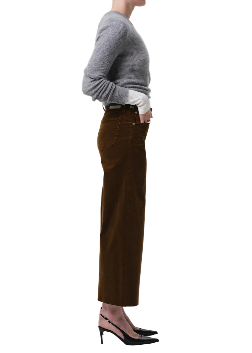 Corduroy Lyra Wide Leg Crop