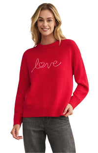 Love Notes Boyfriend Sweater