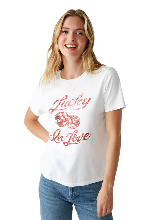 Lucky In Love Graphic Tee