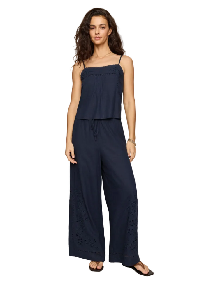 Lille Embroidered Woven Tank