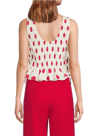 Maeve Polka Dot Top
