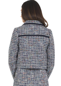 Tweed w/ Suede Trim Jacket
