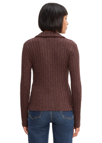 Liyah Long Sleeve Collared Top