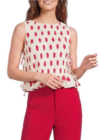 Maeve Polka Dot Top