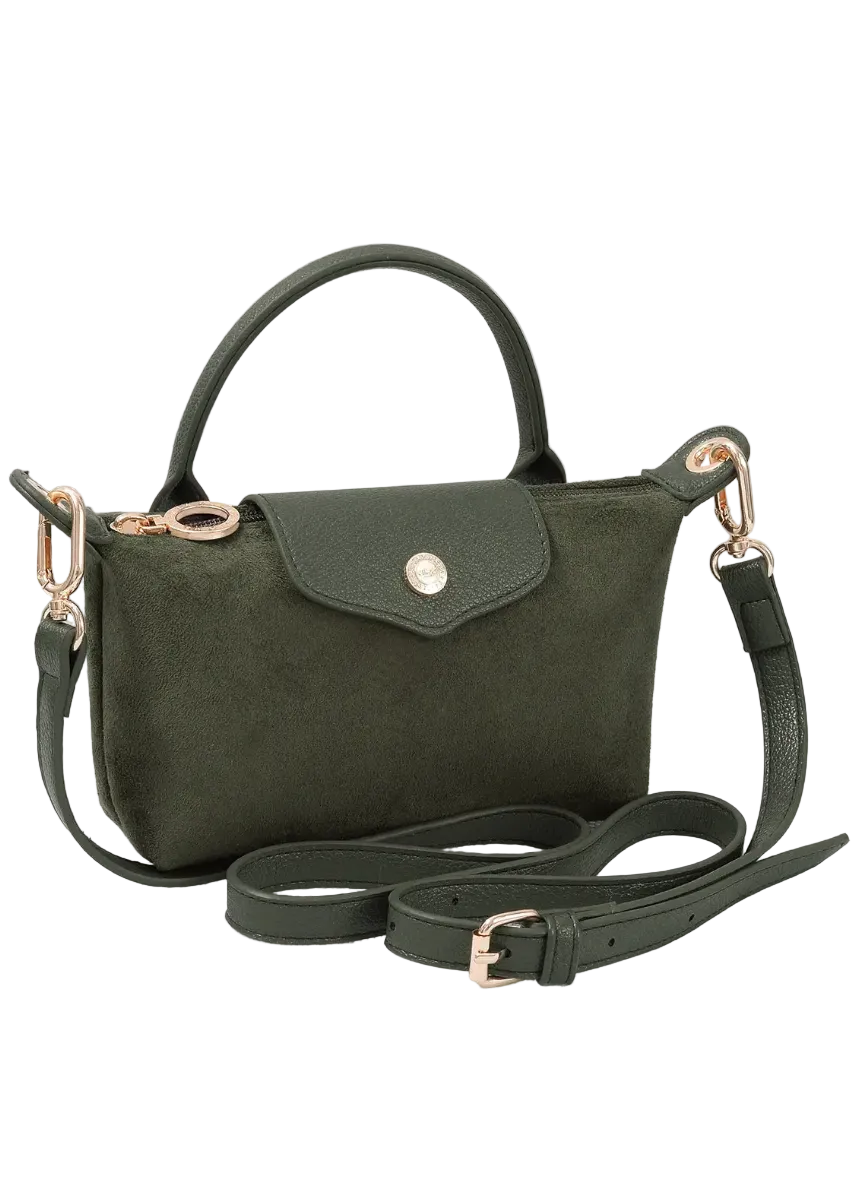 Penny Suede Mini Crossbody Bag
