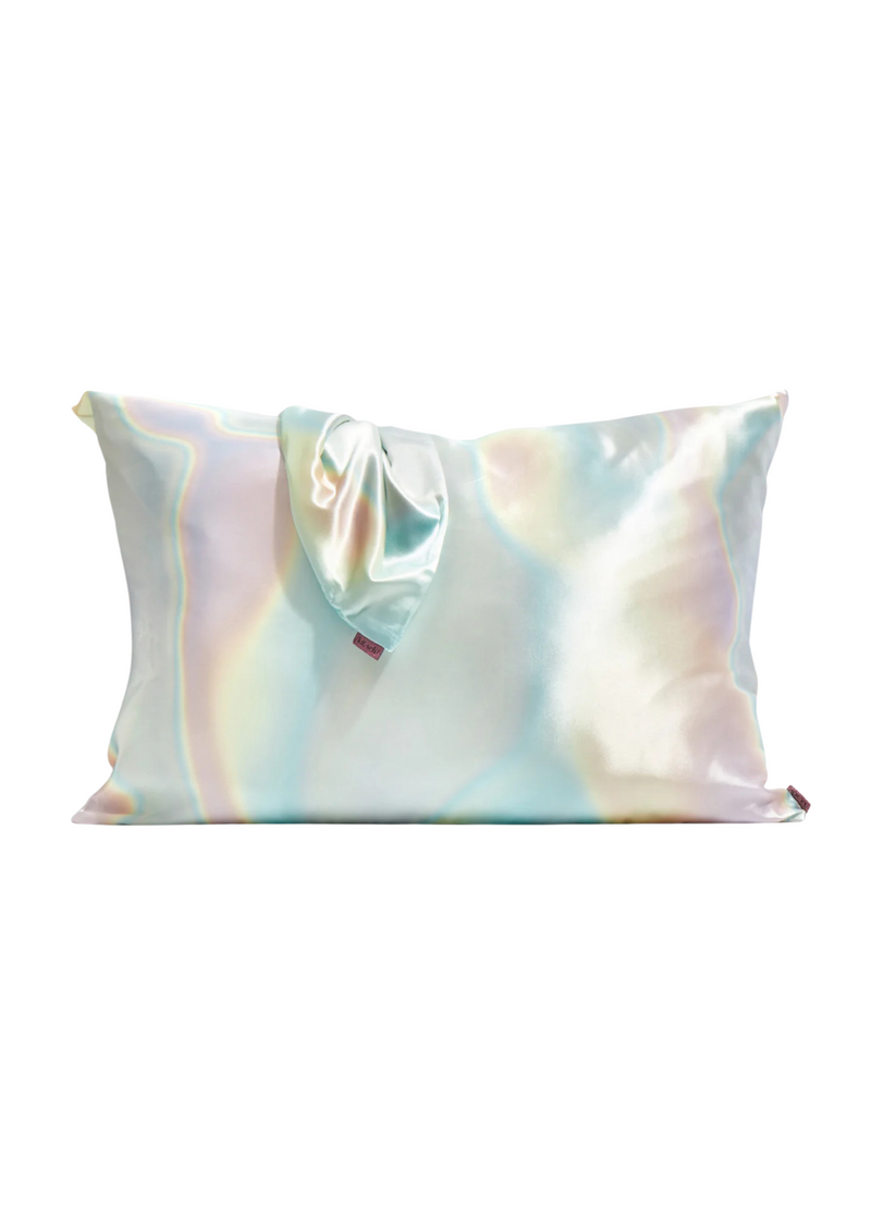 Holiday Satin Pillowcase and Pillow Scrunchie 2pc - Aura